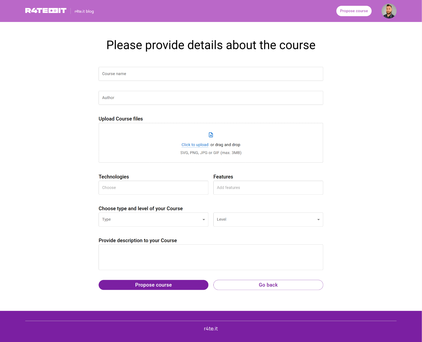 Média r4te.it - Plateforme de notation de cours indépendante 3
