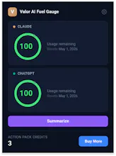 Valor AI Fuel Gauge gallery image