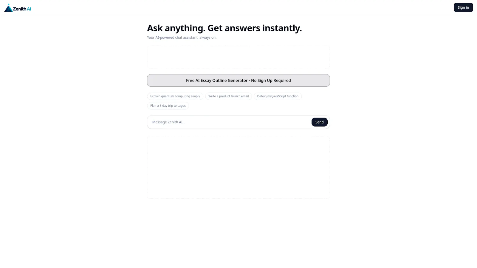 Zain AI Pro screenshot 1