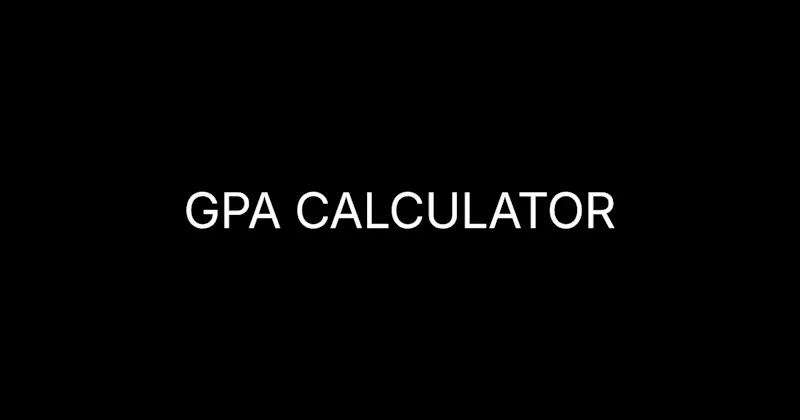 GPA Calculator screenshot 1