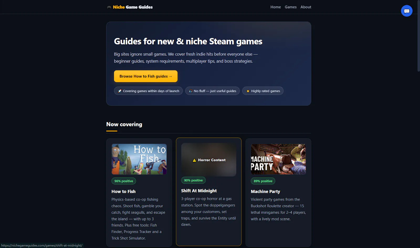 Niche Game Guides screenshot 1