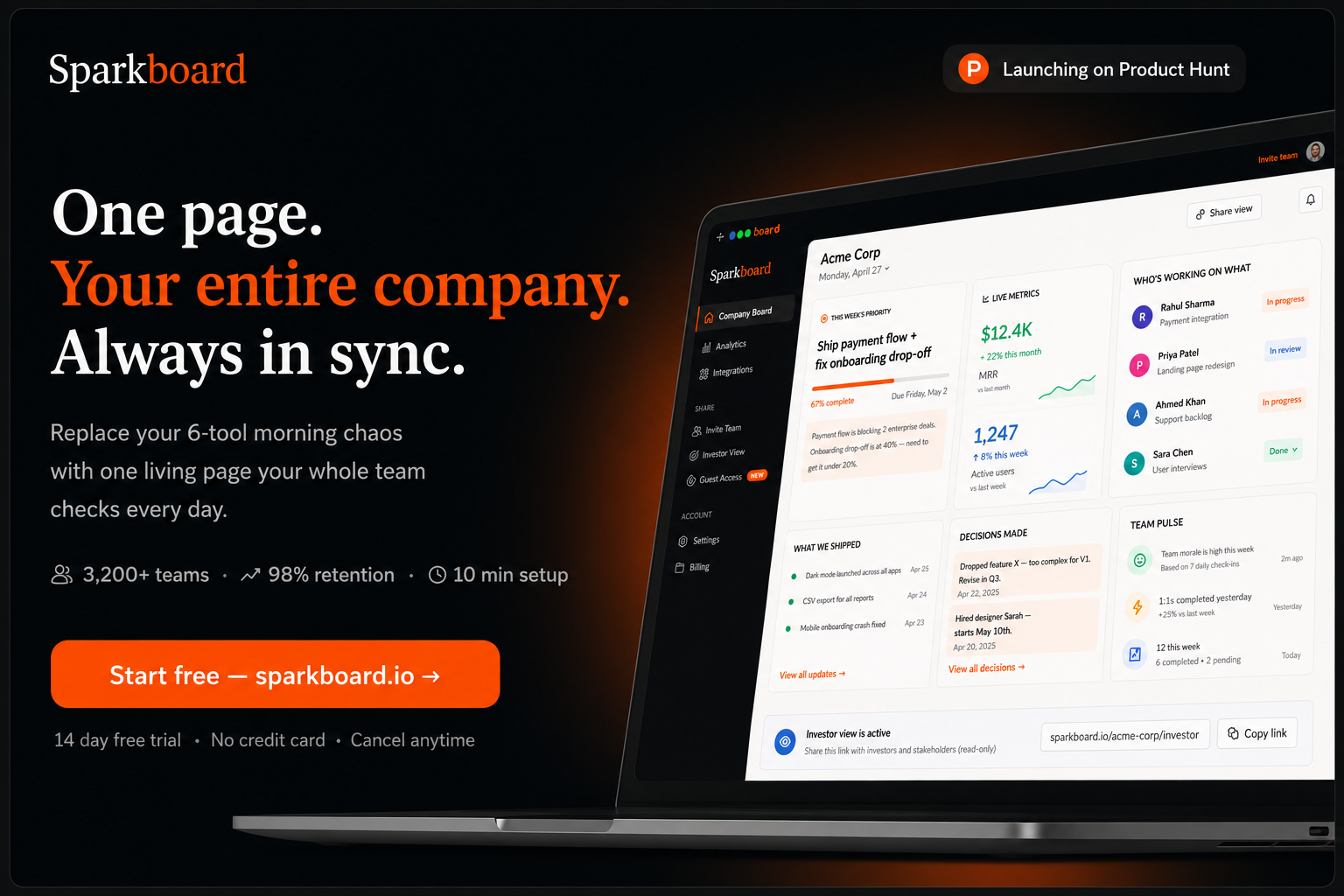 Sparkboard: Your Company, One Page gallery image