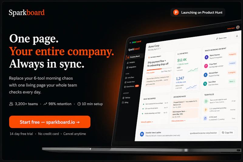 Sparkboard: Your Company, One Page screenshot 1