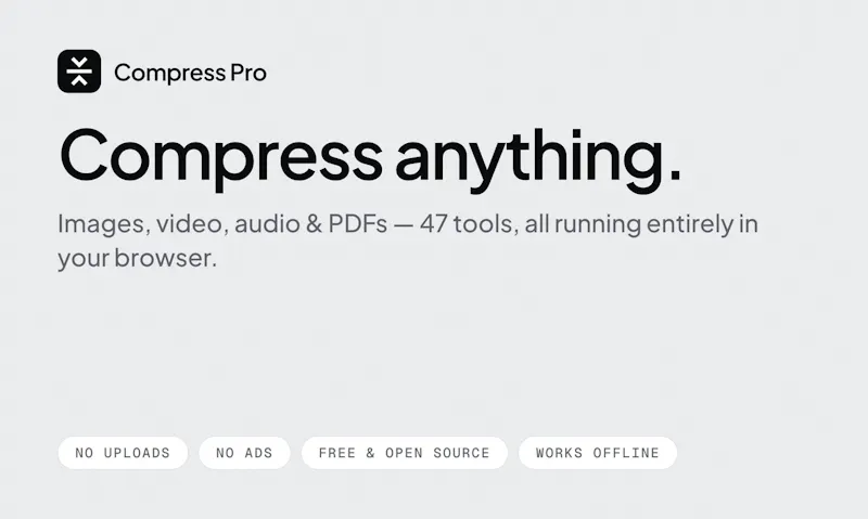 Compress Pro screenshot 1