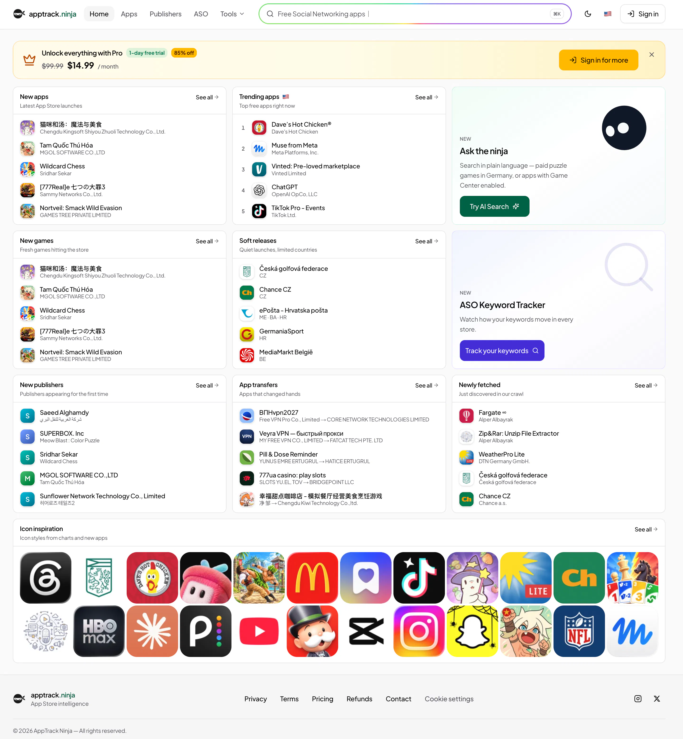 AppTrack Ninja gallery image
