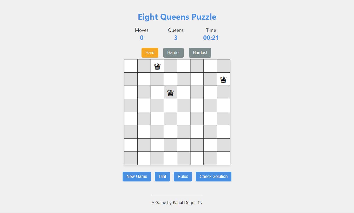 Eight Queens Puzzle Game media 1