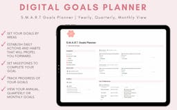 Cherry Blossom | Notion Goals Planner media 2