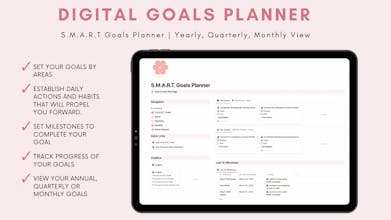 Cherry Blossom | Notion Goals Planner gallery image