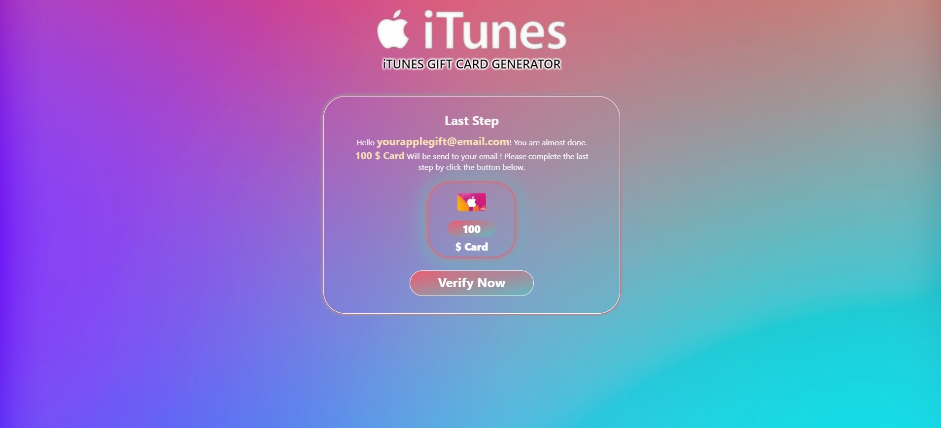 무료 iTunes 기프트 카드 코드 생성기 - 무료 Apple iTunes 기프트 카드 코드 생성기 확인 없음 미디어 3