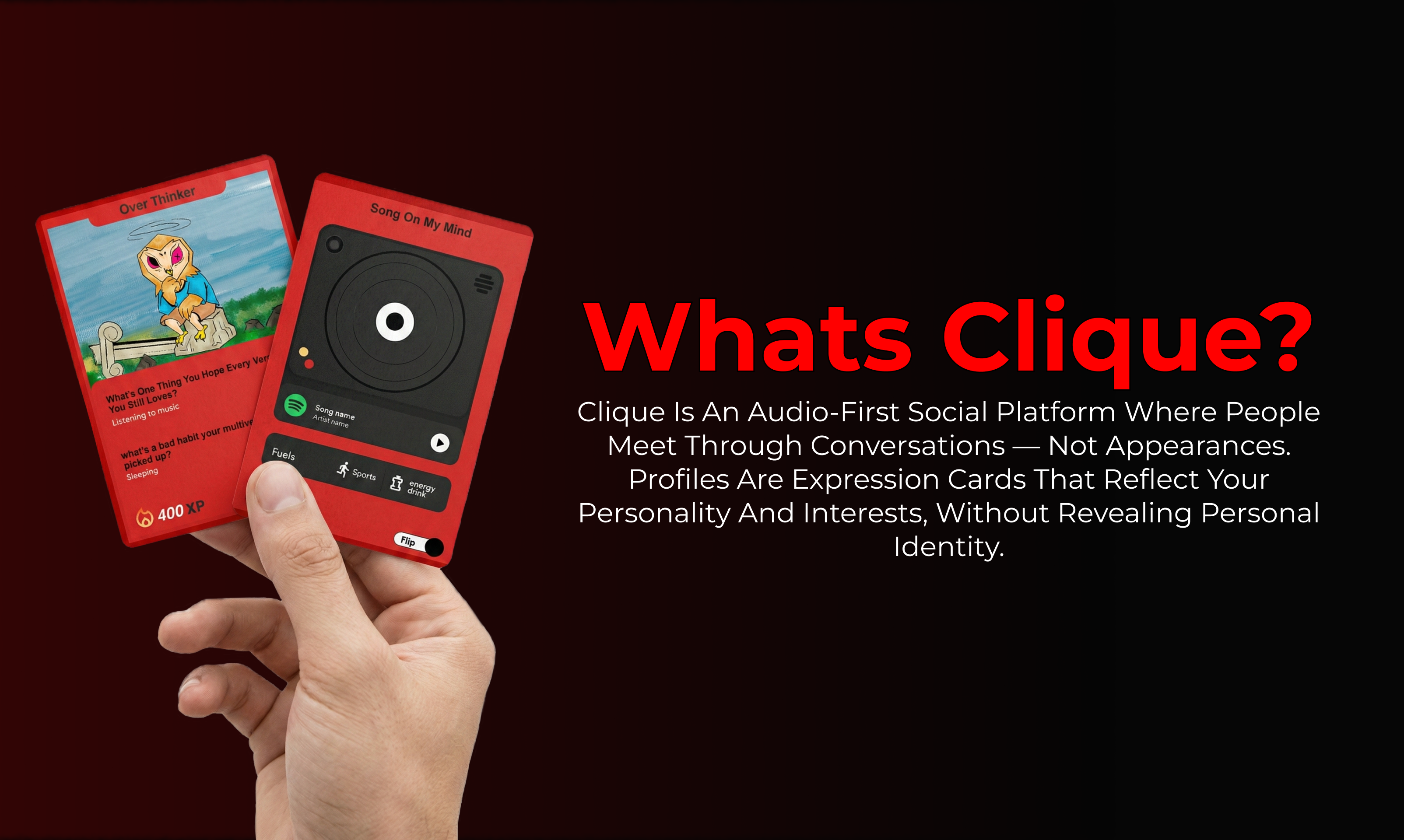 Clique Social - Screenshot 2 showing product features and functionality