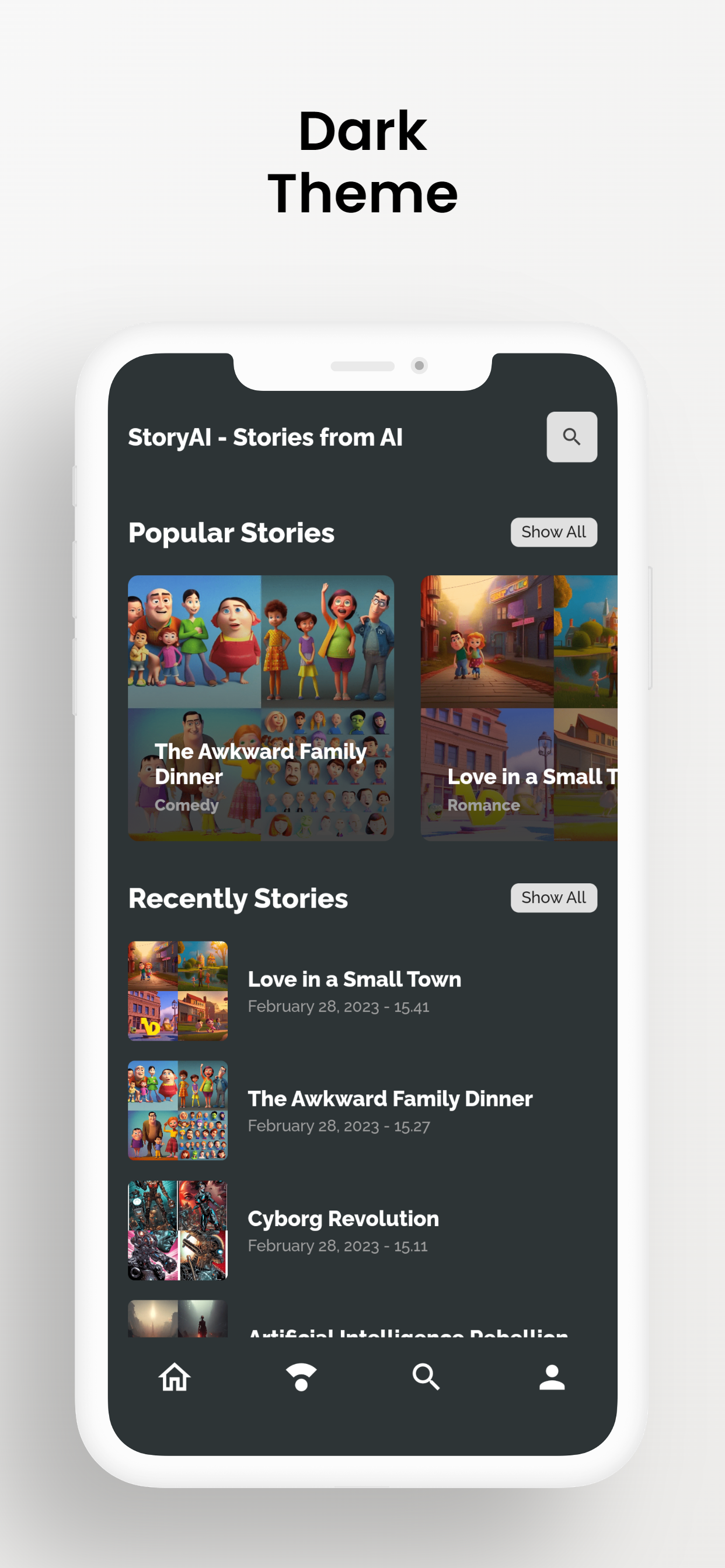 Media Storyai - Khám phá câu chuyện được tạo AI 8 loại khác nhau 4