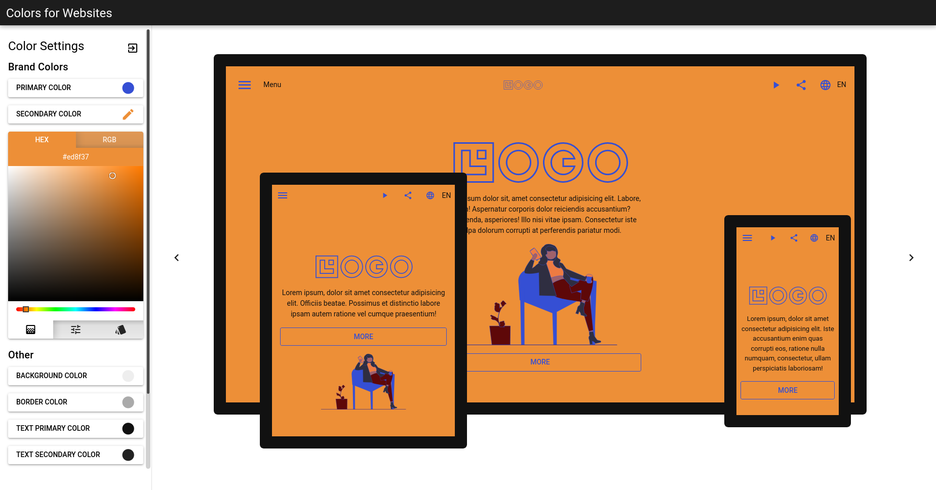 Colorsforwebsites - The color palette generator for real websites media 3