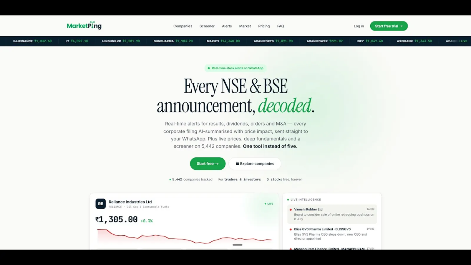 MarketPing screenshot 1 (video preview)