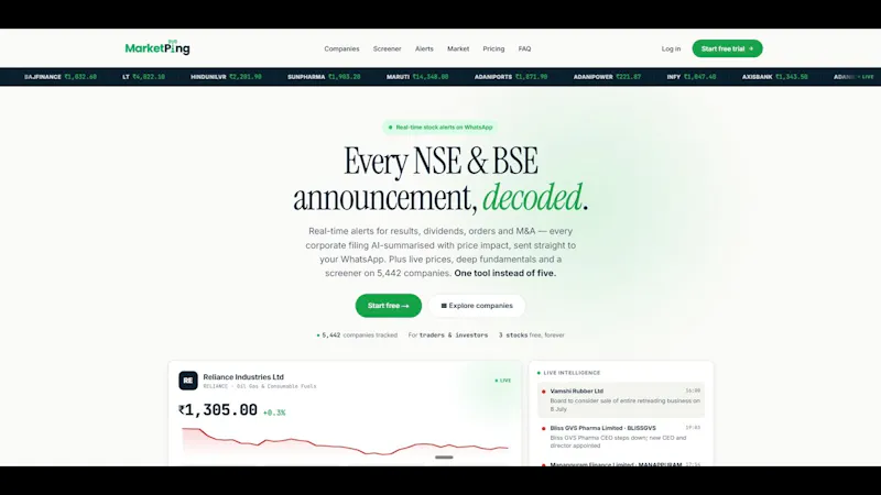 MarketPing screenshot 1 (video preview)
