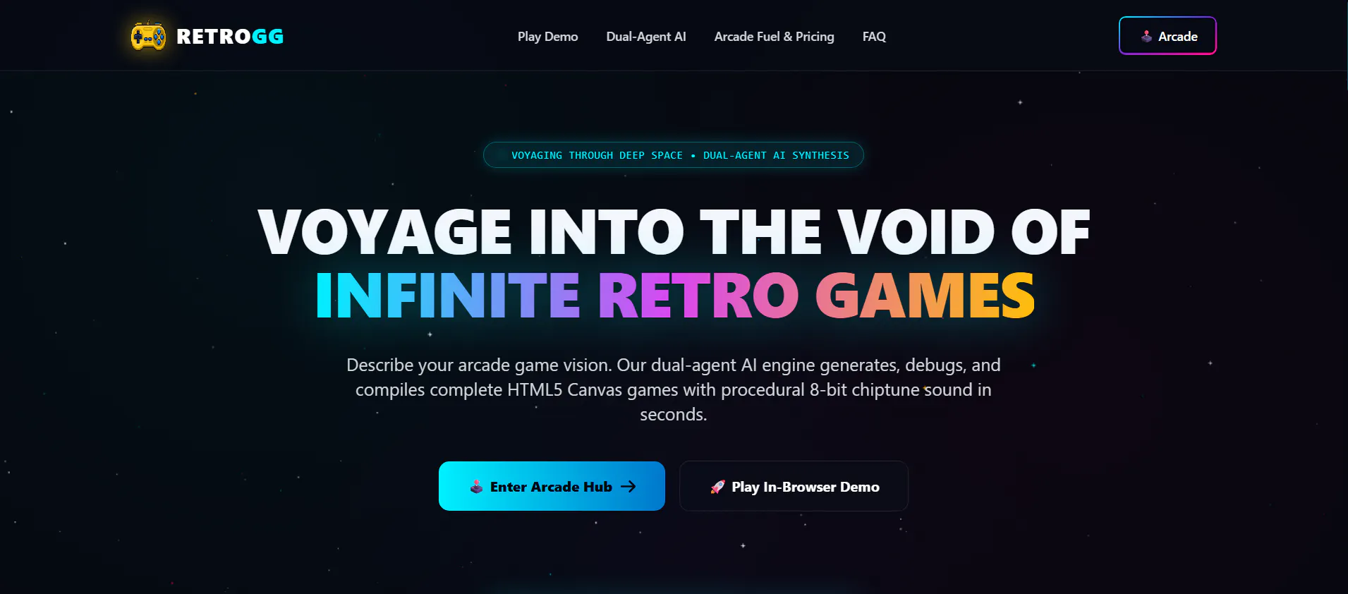 RetroGG AI Game Engine gallery image