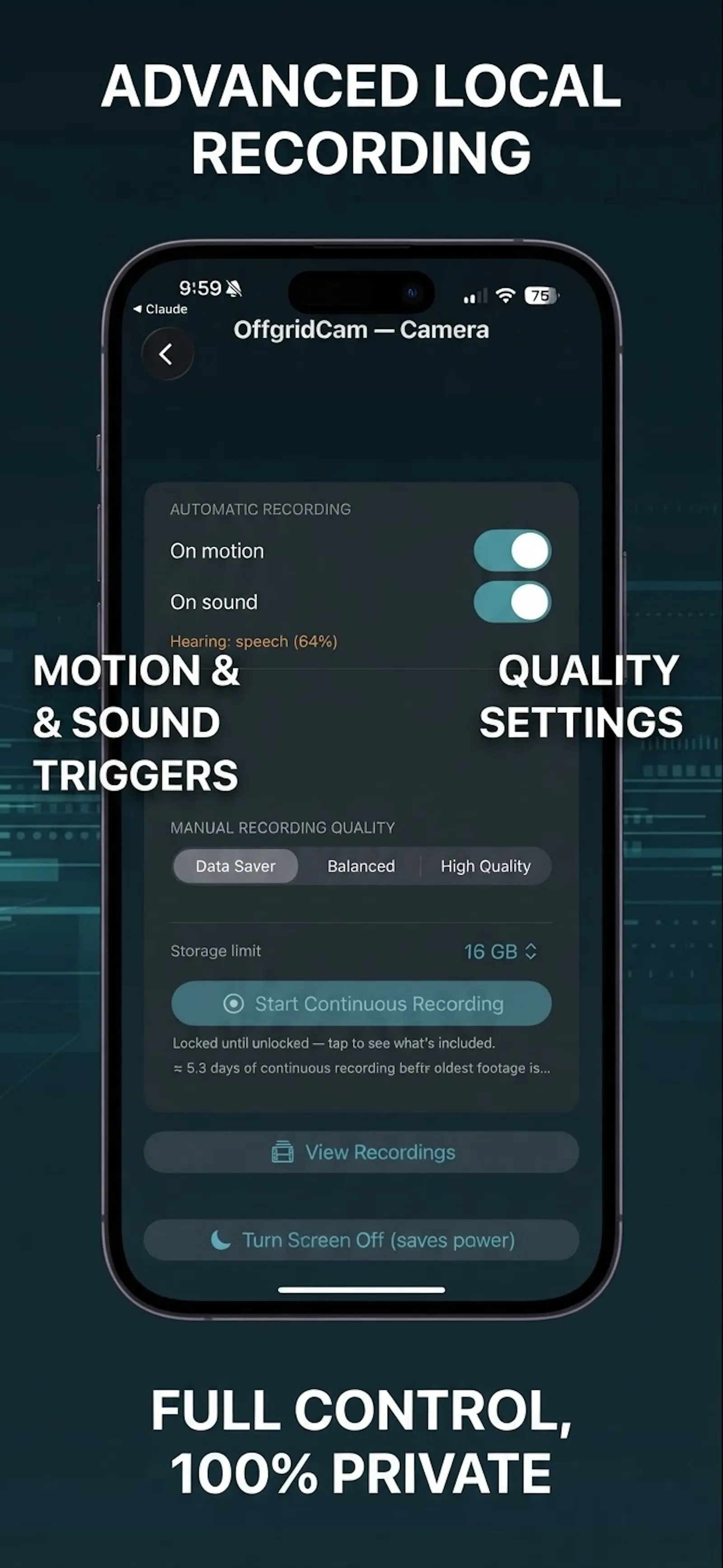 OffgridCam screenshot 4