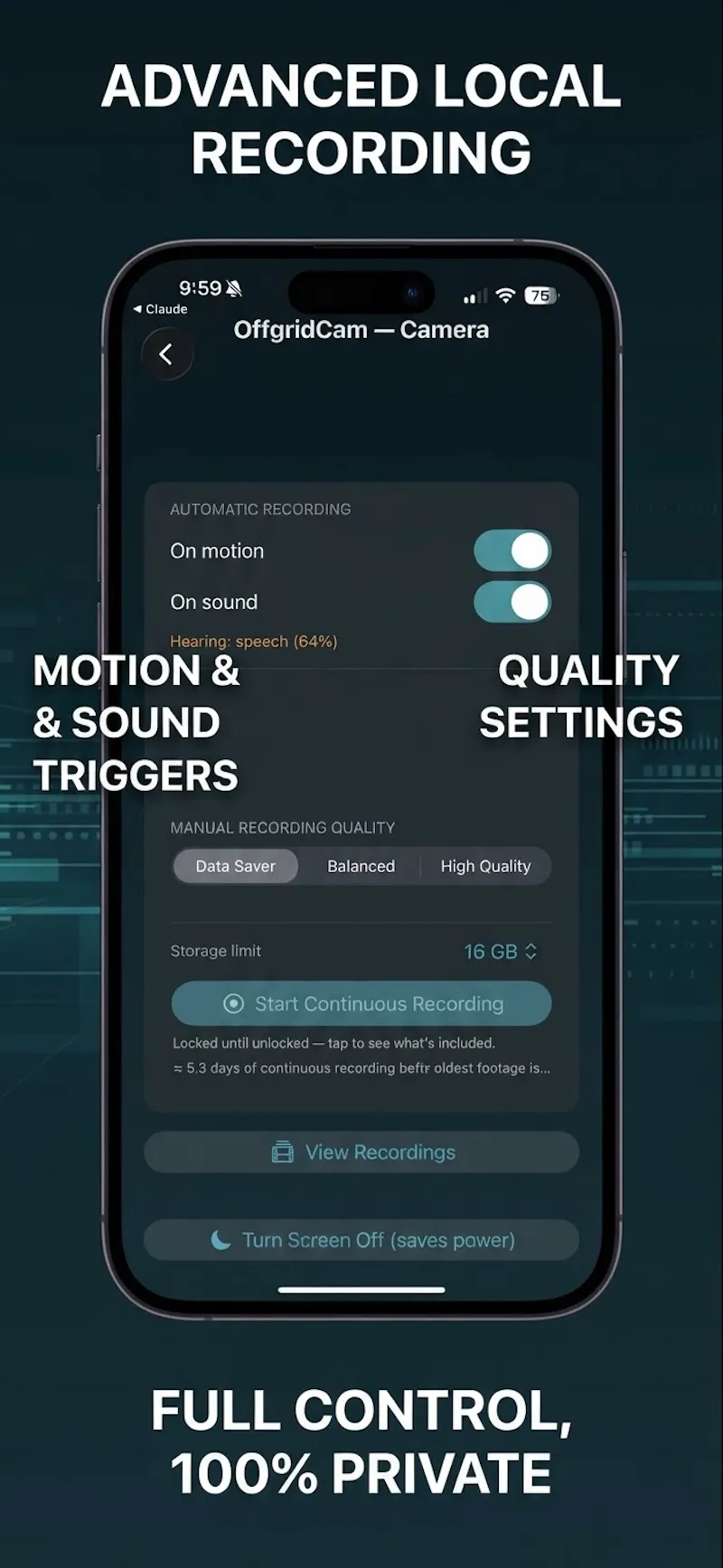 OffgridCam screenshot 4