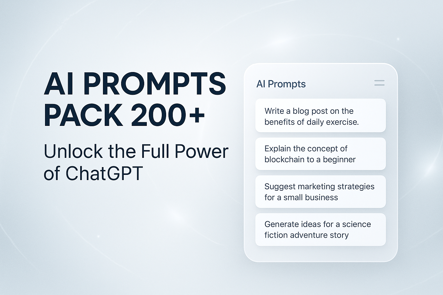 AI Prompts Pack 200+ logo