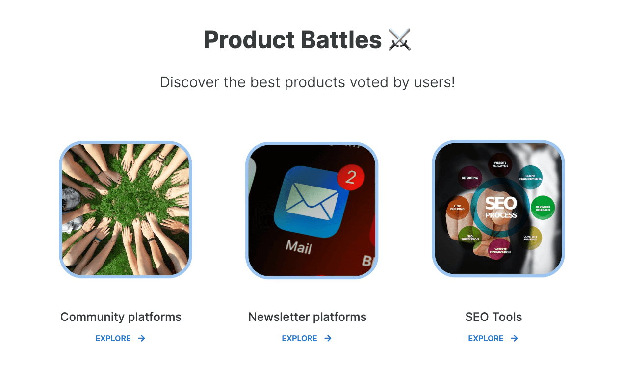 Média Bataille de produits 1