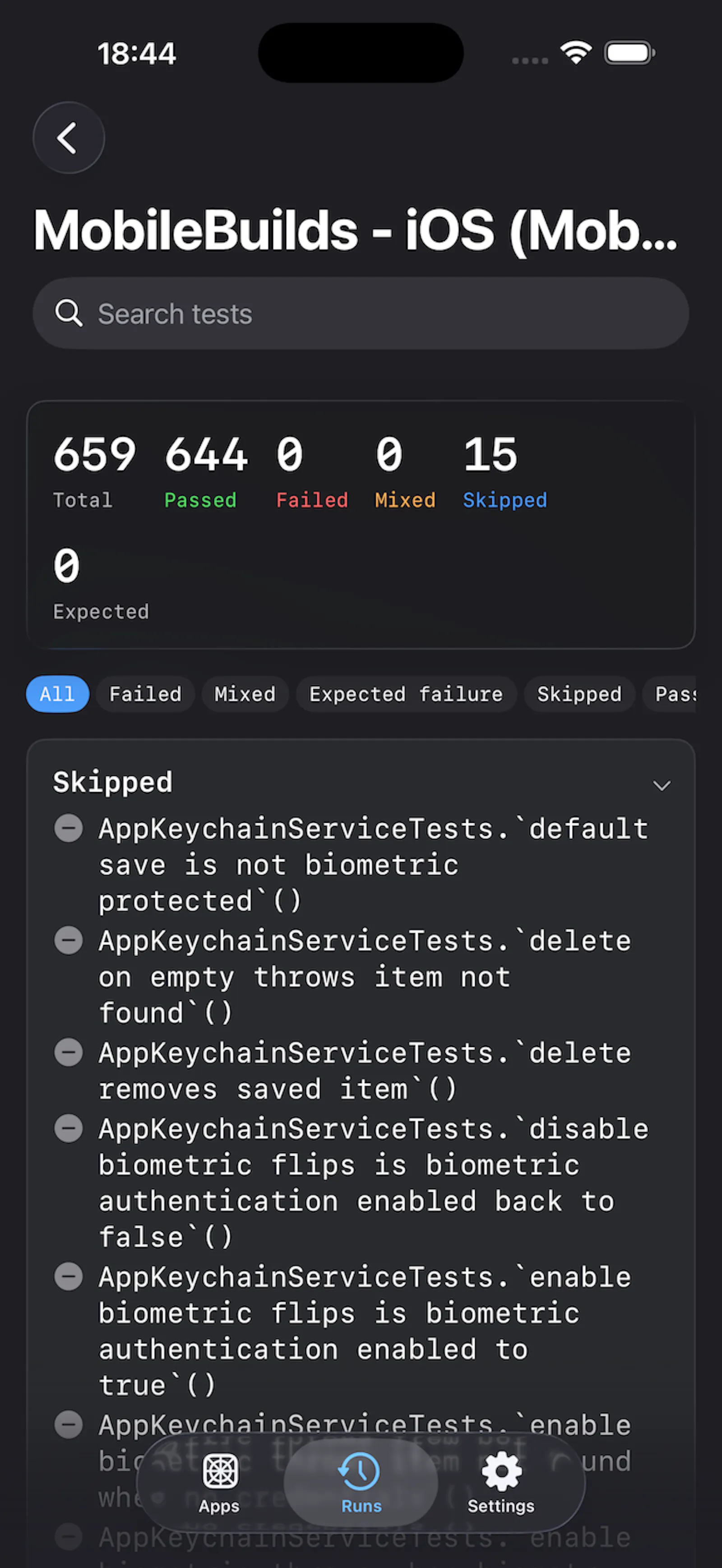 Mobile Builds screenshot 3