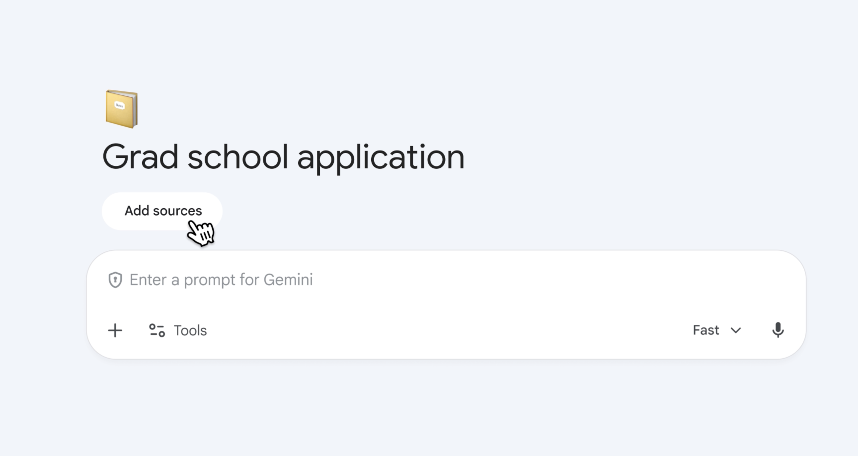 Notebooks in Gemini gallery image