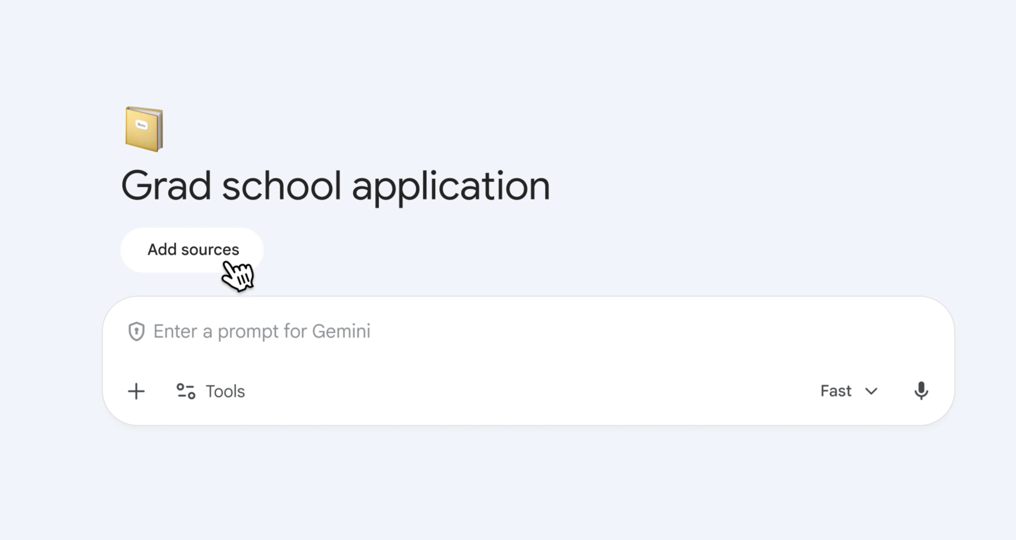 Notebooks in Gemini screenshot 4