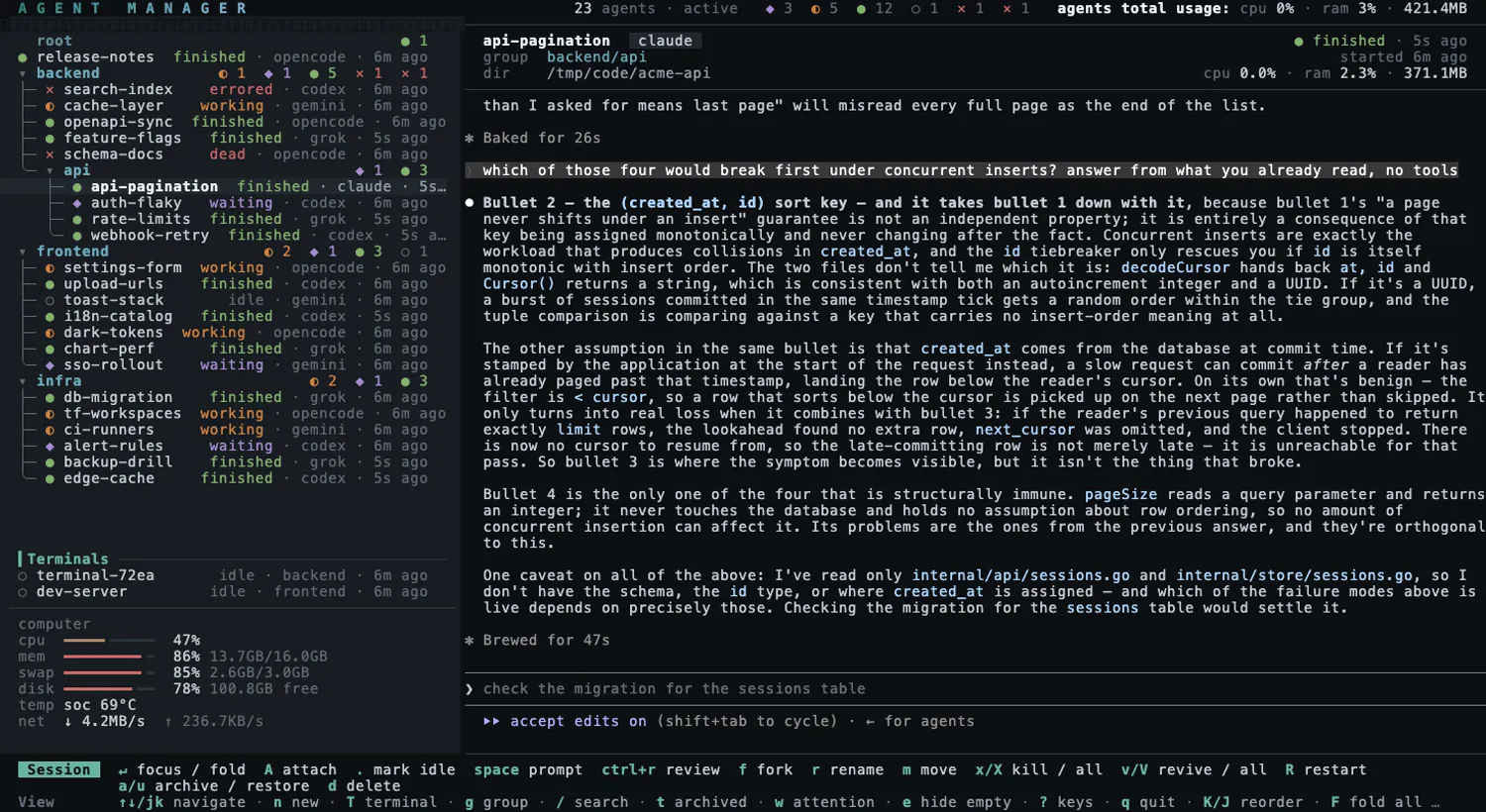 agent-manager screenshot 2