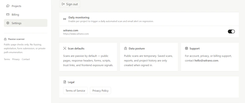 Selrano LaunchGuard screenshot 2