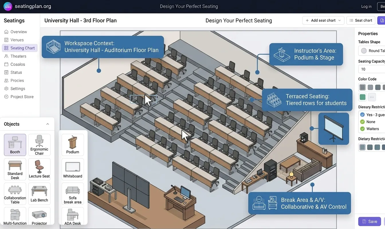 Free Seating Plan Maker gallery image