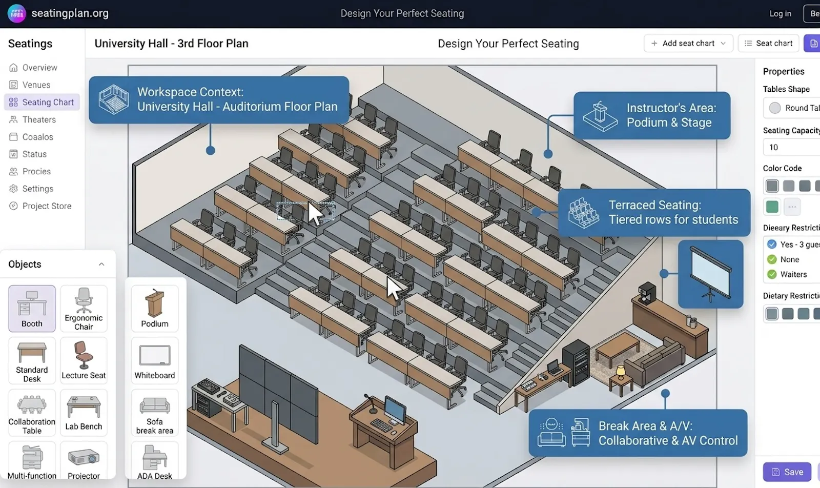 Free Seating Plan Maker screenshot 6