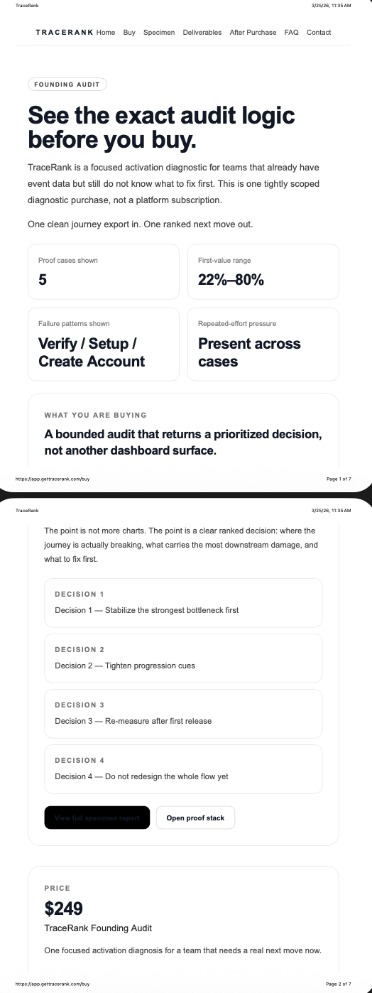 TraceRank gallery image