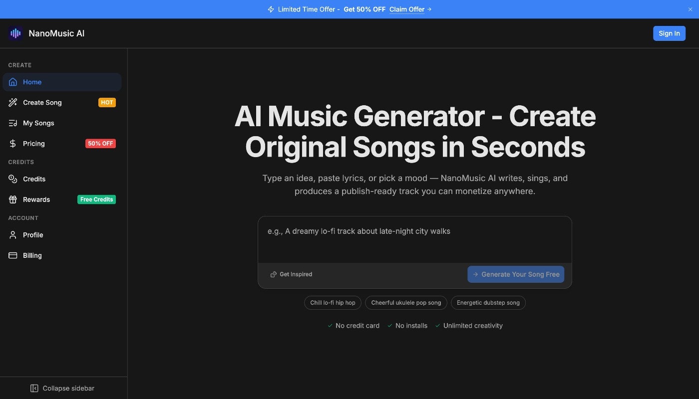 NanoMusic AI gallery image