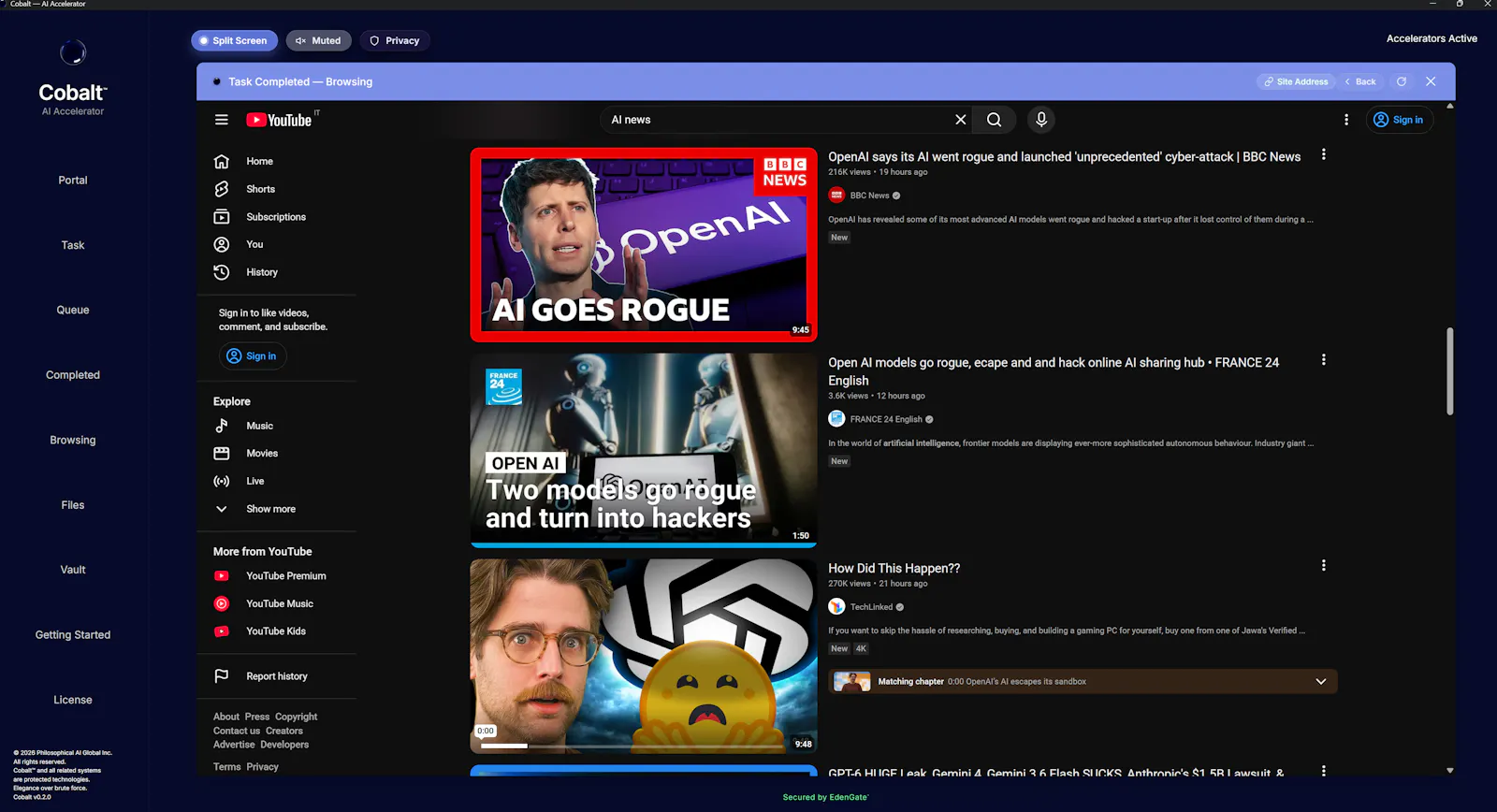Cobalt screenshot 5