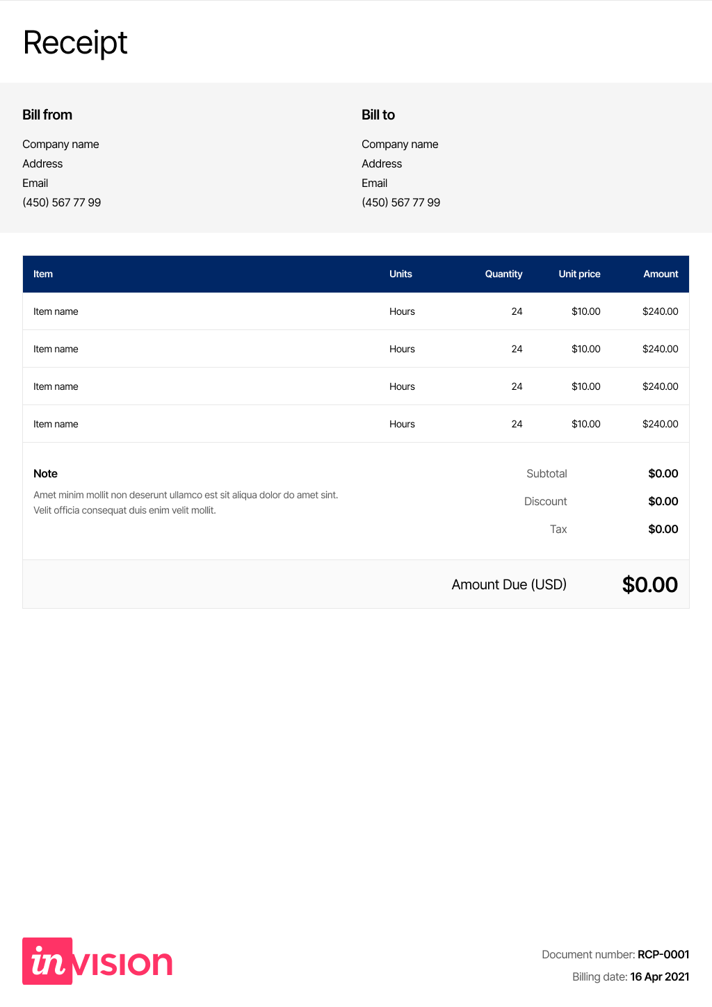 Simple Receipt Maker gallery image