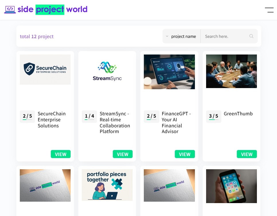 Mundo del proyecto paralelo - Publique su proyecto.Encuentra a tu gente. media 2