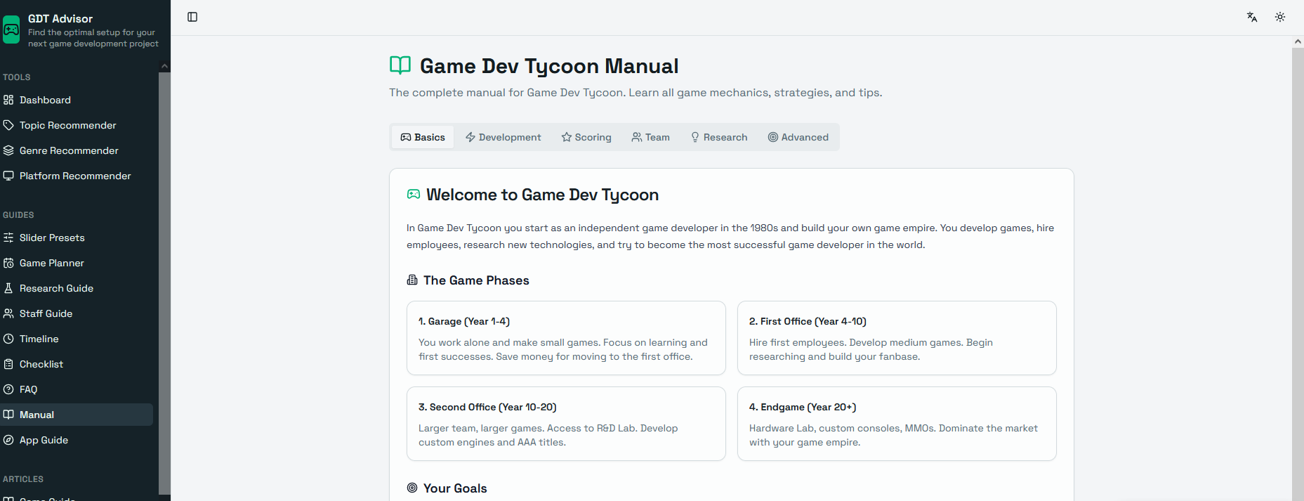 Game Dev Tycoon Advisor gallery image