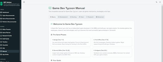 Game Dev Tycoon Advisor gallery image