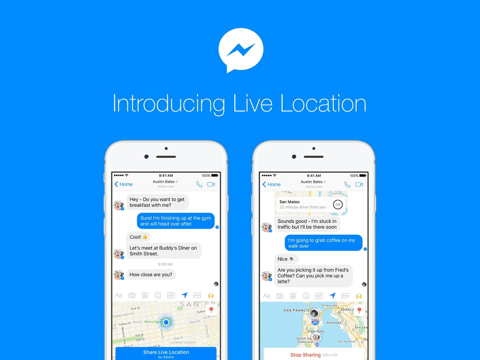 Live Location in Messenger logo