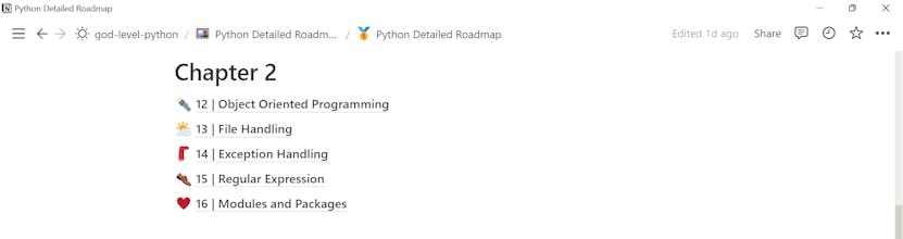 Python Roadmap with Notion Template gallery image