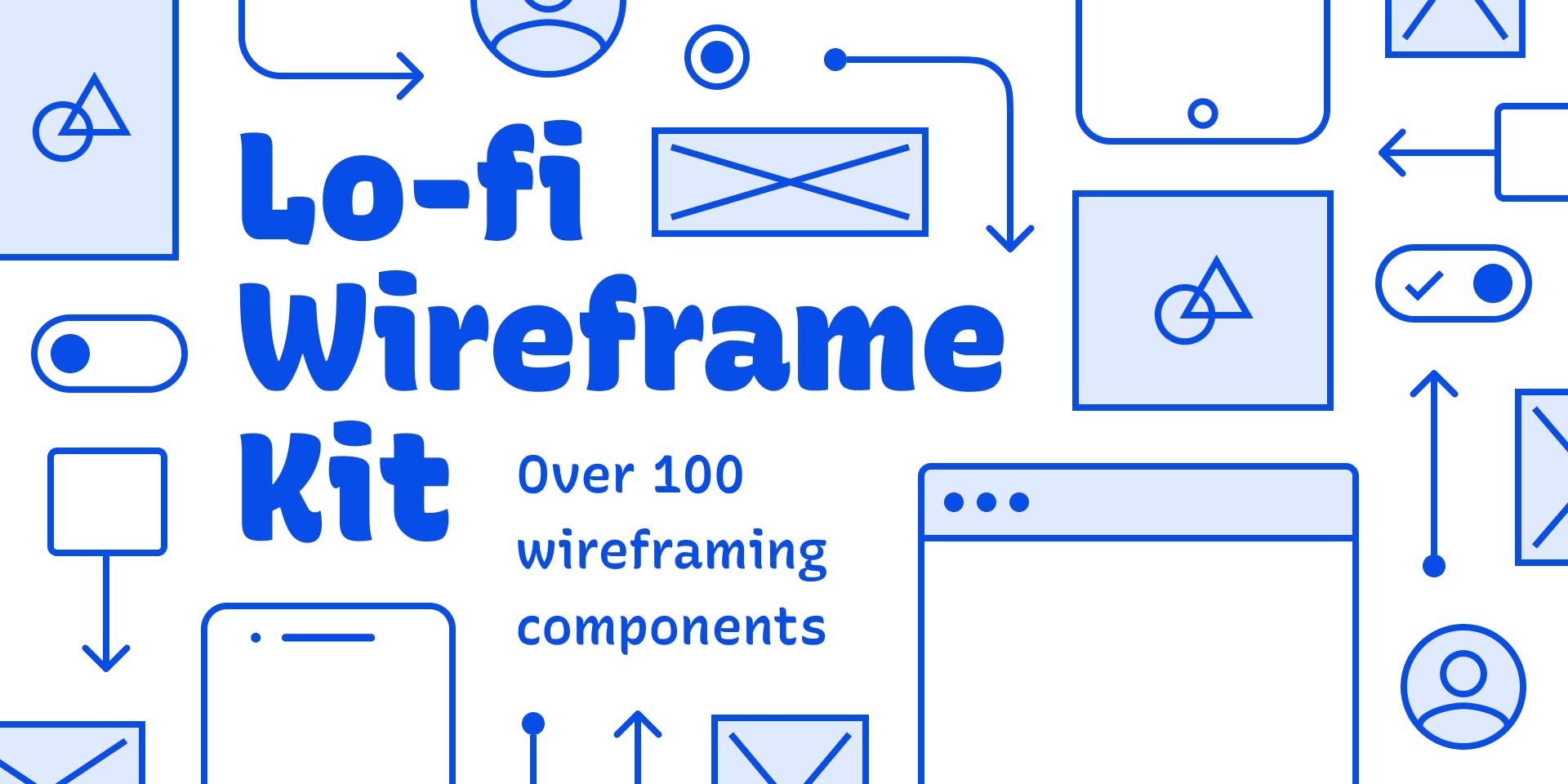 Lo-fi Wireframe Kit for Figma media 1