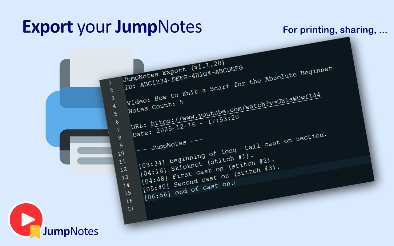 JumpNotes gallery image