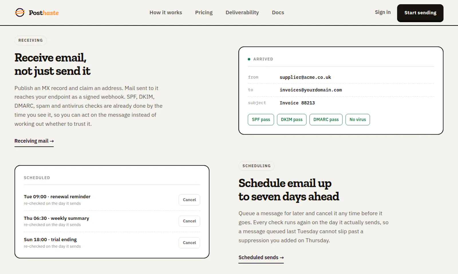 Posthaste screenshot 8