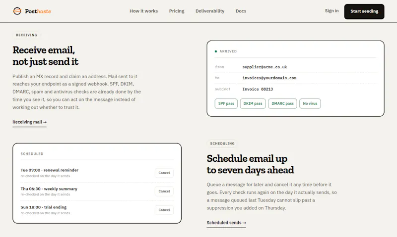 Posthaste screenshot 8