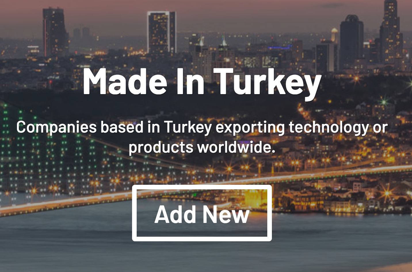 Made In Turkey Companies based in Turkey and exporting products