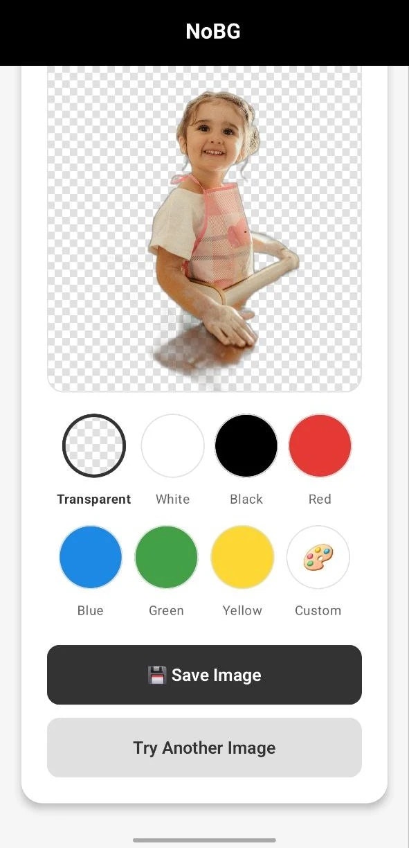 NoBG - Background Remover - Screenshot 2 showing product features and functionality