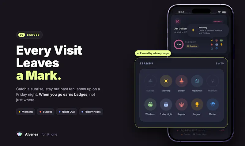 Alvenea: A New Way to Explore Your City screenshot 3