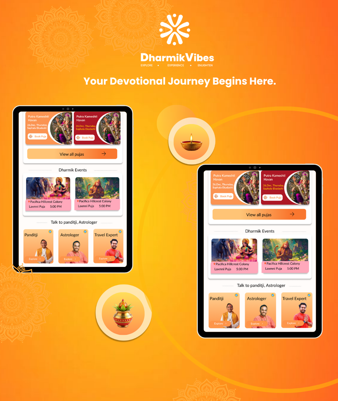 Religioso - L'app spirituale dell'India per pandit, astrologia e viaggio media 9