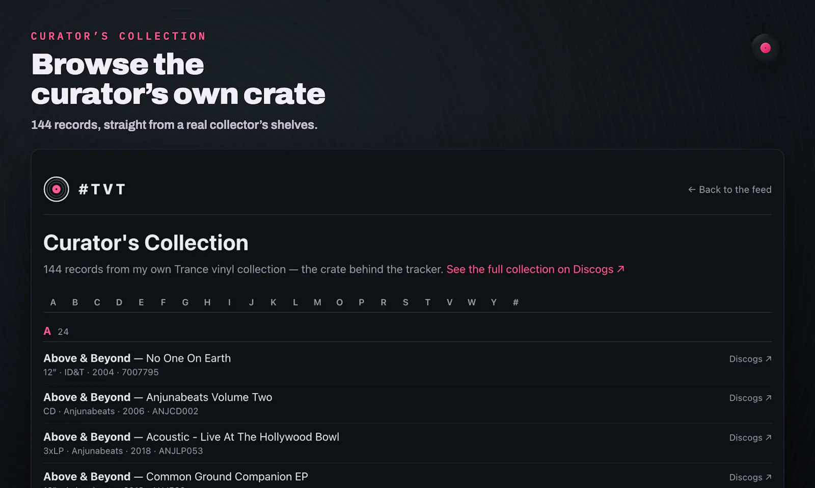 Trance Vinyl Tracker screenshot 4