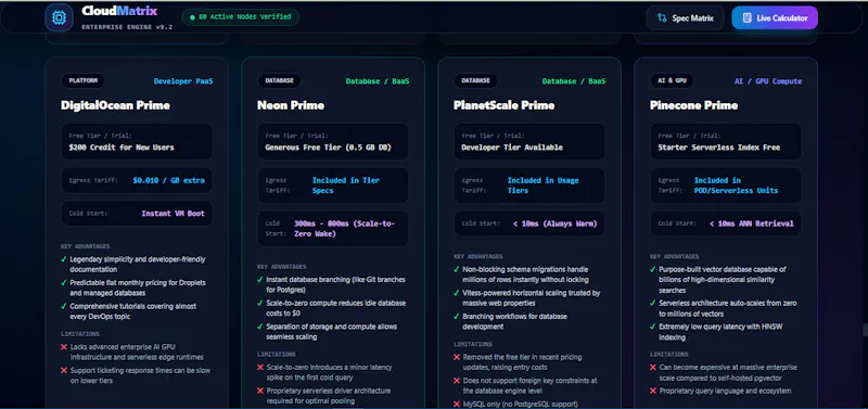 CloudMatrix — Compare Cloud Services screenshot 3