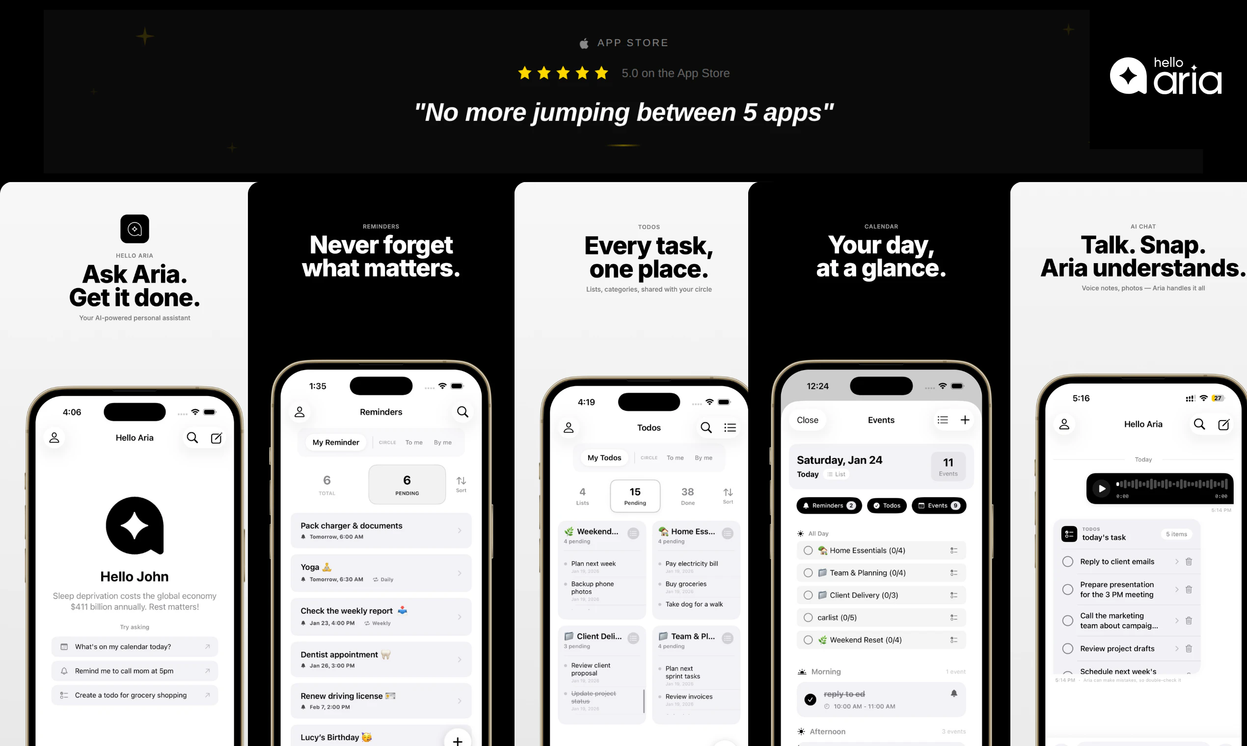 Hello Aria screenshot 2